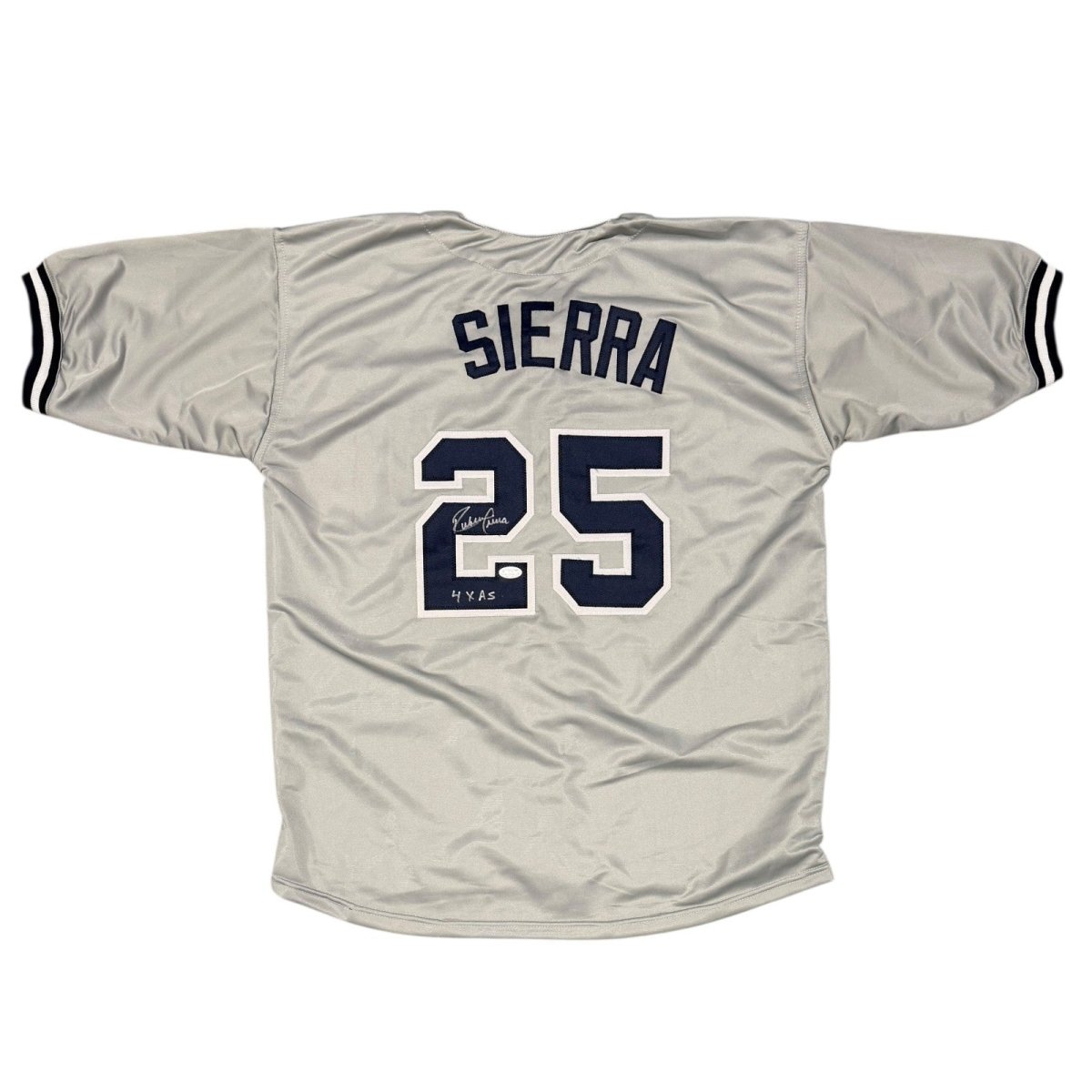 Ruben Sierra Signed New York Yankees Custom Jersey w/ 4 AS Insc. JSA Witness COA