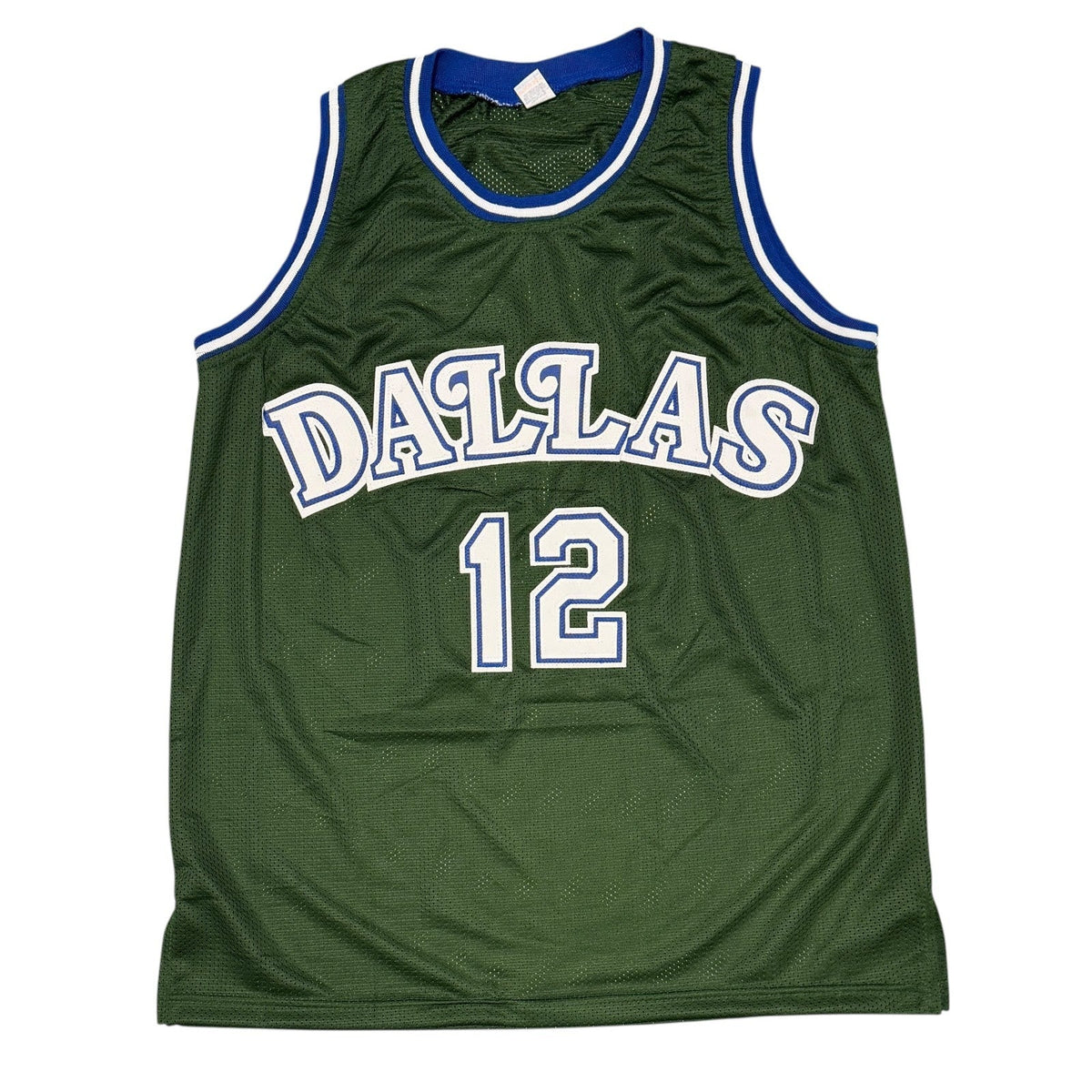 Derek Harper Signed Dallas Mavericks Custom Jersey Beckett Witness BAS COA