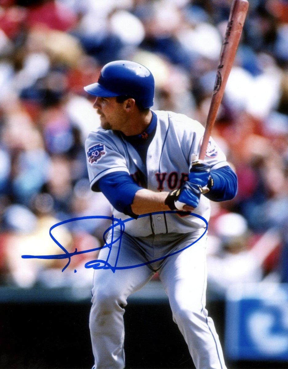 Todd Hundley Signed Auto Autographed New York Mets 8x10 Photo LSCM COA #5