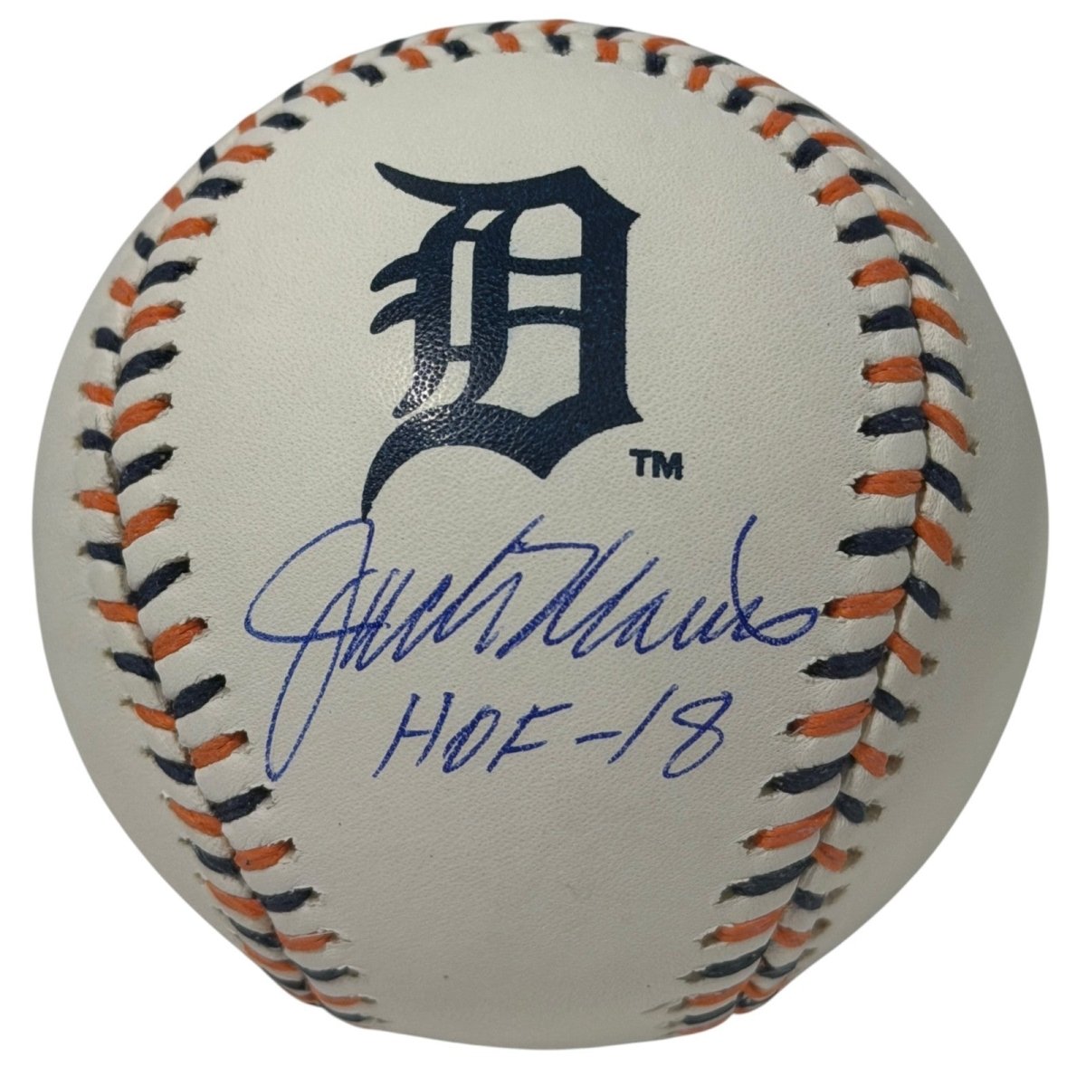 Jack Morris Signed Autographed Tigers Logo Baseball w/ HOF 18 JSA Witness COA