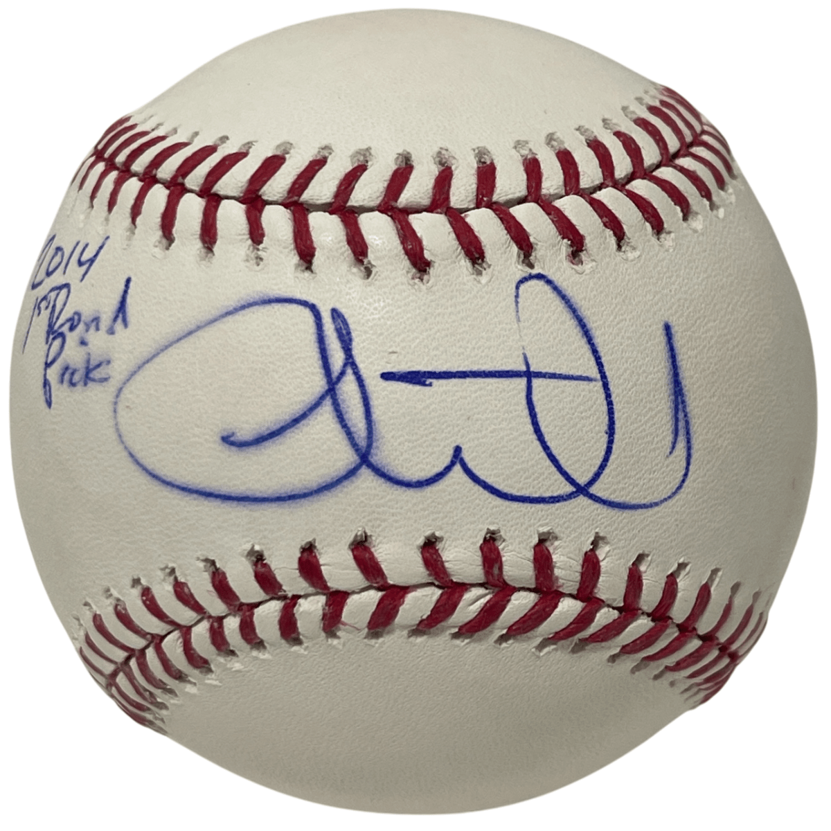 Luke Weaver Signed ROMLB Baseball w/ 2014 1st Round Pick NY Yankees LSCM COA