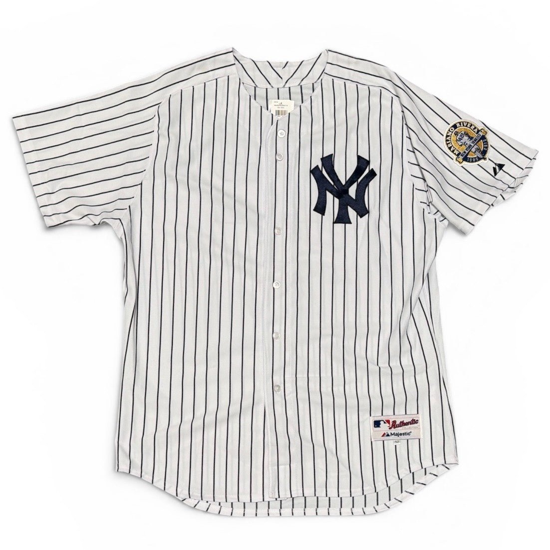 Mariano Rivera Signed NY Yankees Majestic Jersey w/ Retirement Patch STEINER COA