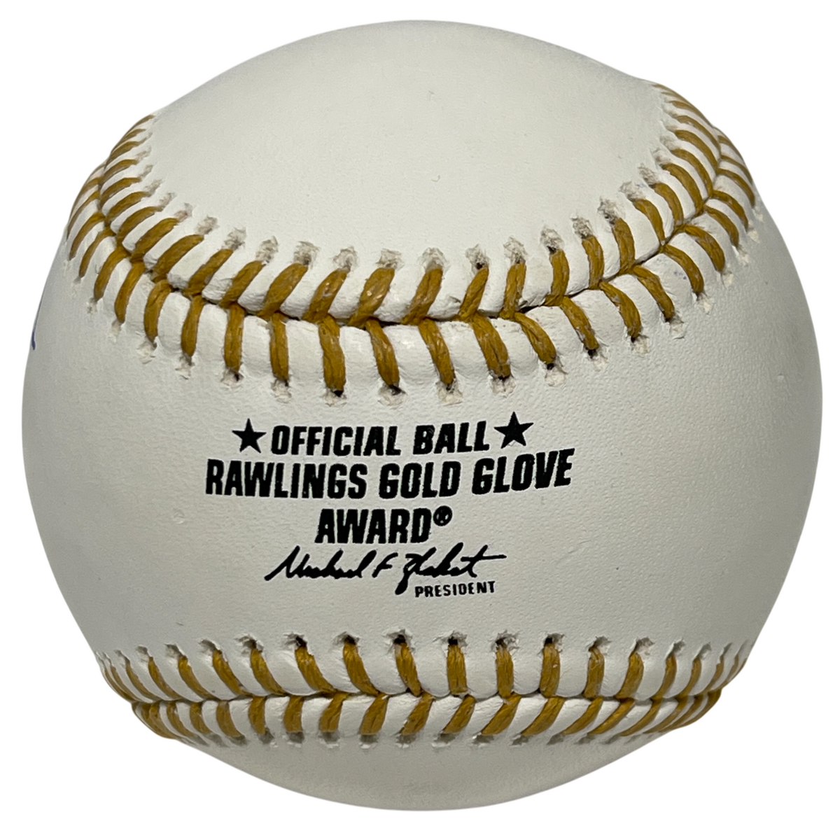 Gary Pettis Signed Rawlings Gold Glove Baseball LSCM COA California Angels