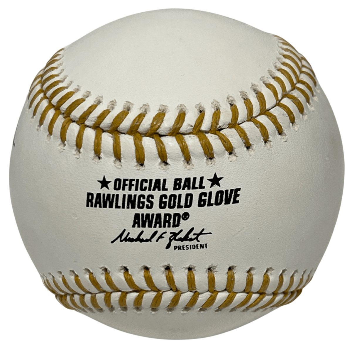 Gary Pettis Signed Rawlings Gold Glove Baseball LSCM COA California Angels