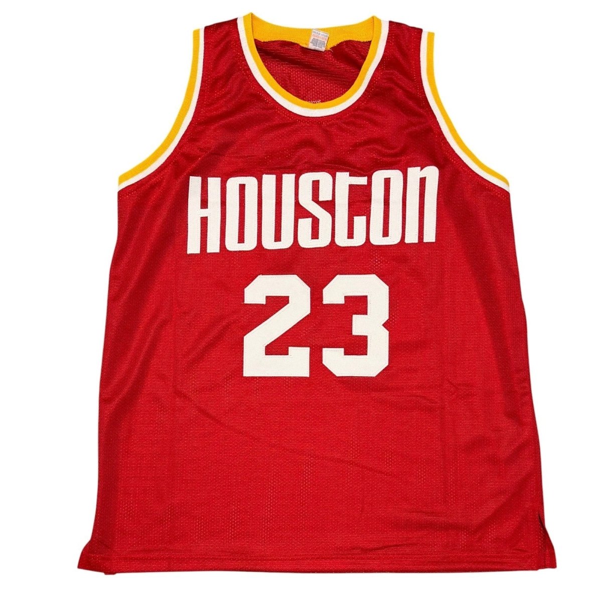 Calvin Murphy Signed Houston Rockets Custom Jersey w/ HOF 93 JSA Witness COA