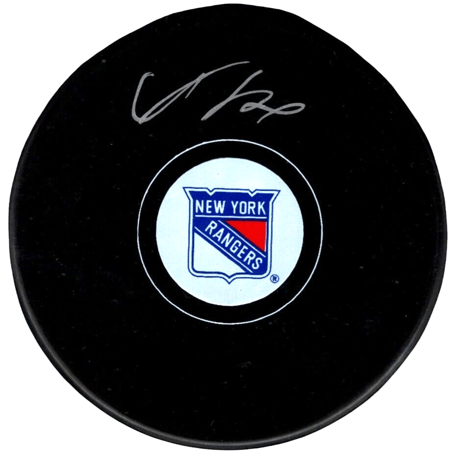 Adam Fox Signed Autographed New York Rangers Puck Fanatics HOLO COA