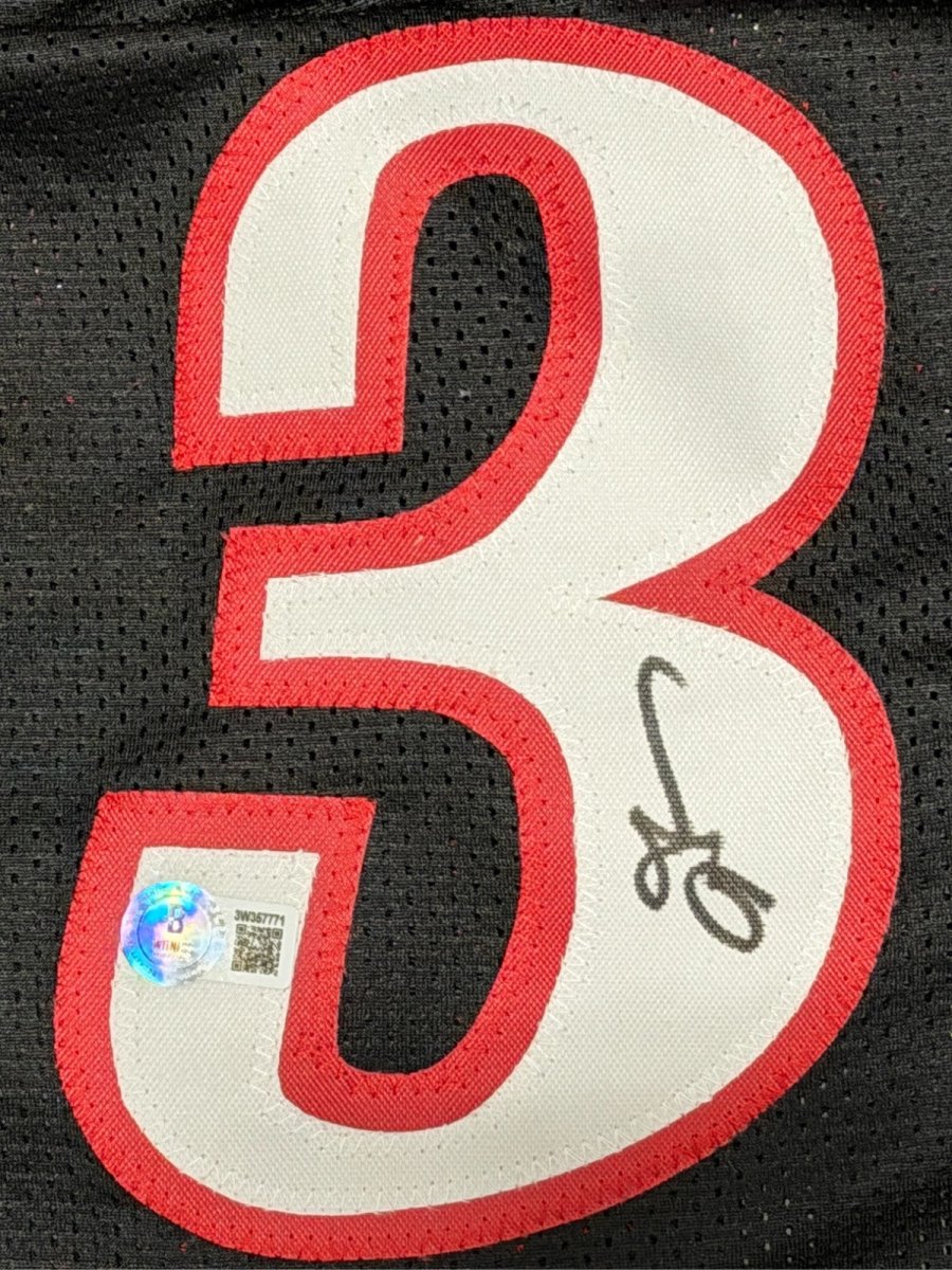 Allen Iverson Signed Philadelphia 76ers Custom Black Jersey Beckett Wit BAS COA