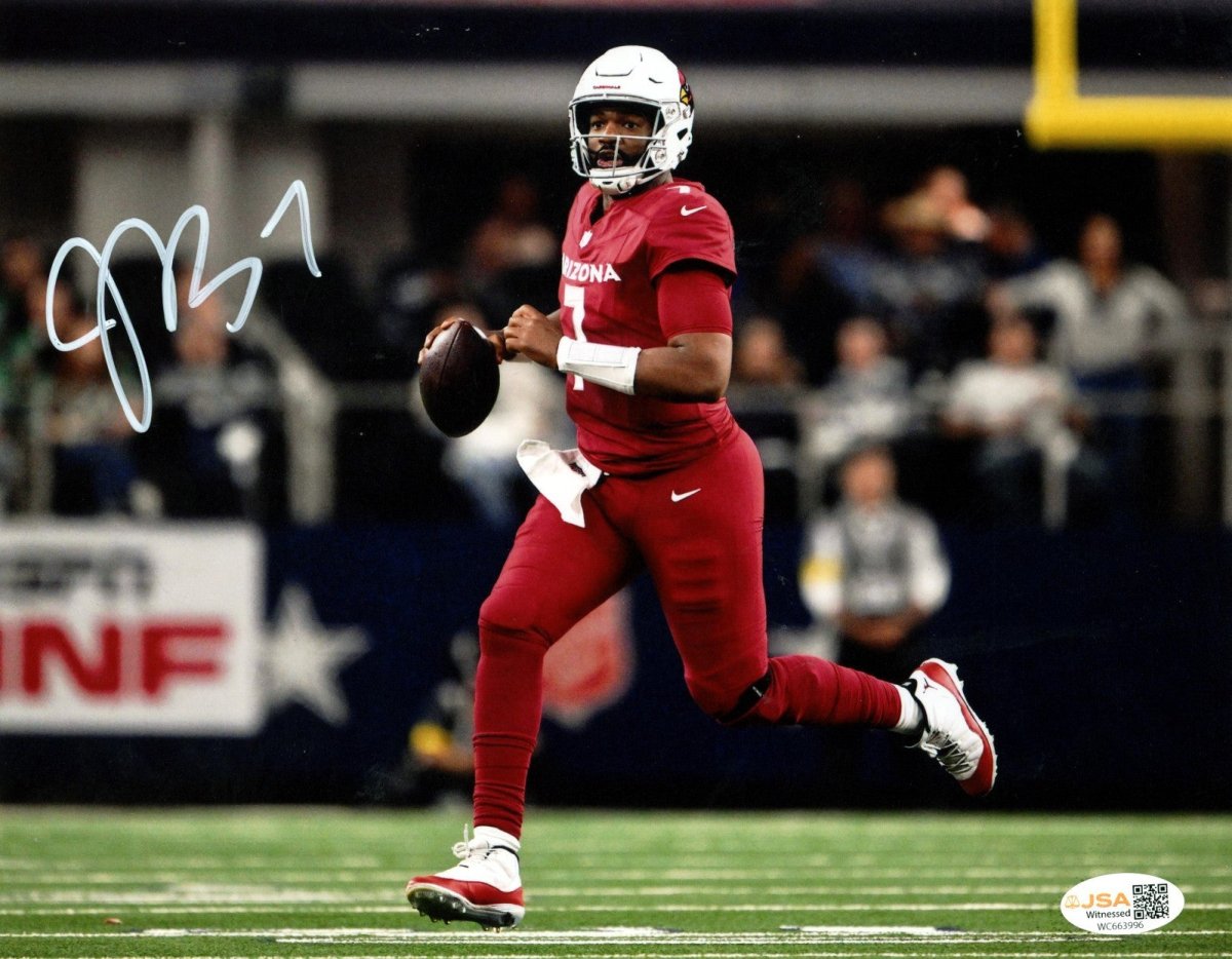 Jacoby Brissett Signed Autographed Cardinals 8x10 Photo JSA Witness COA