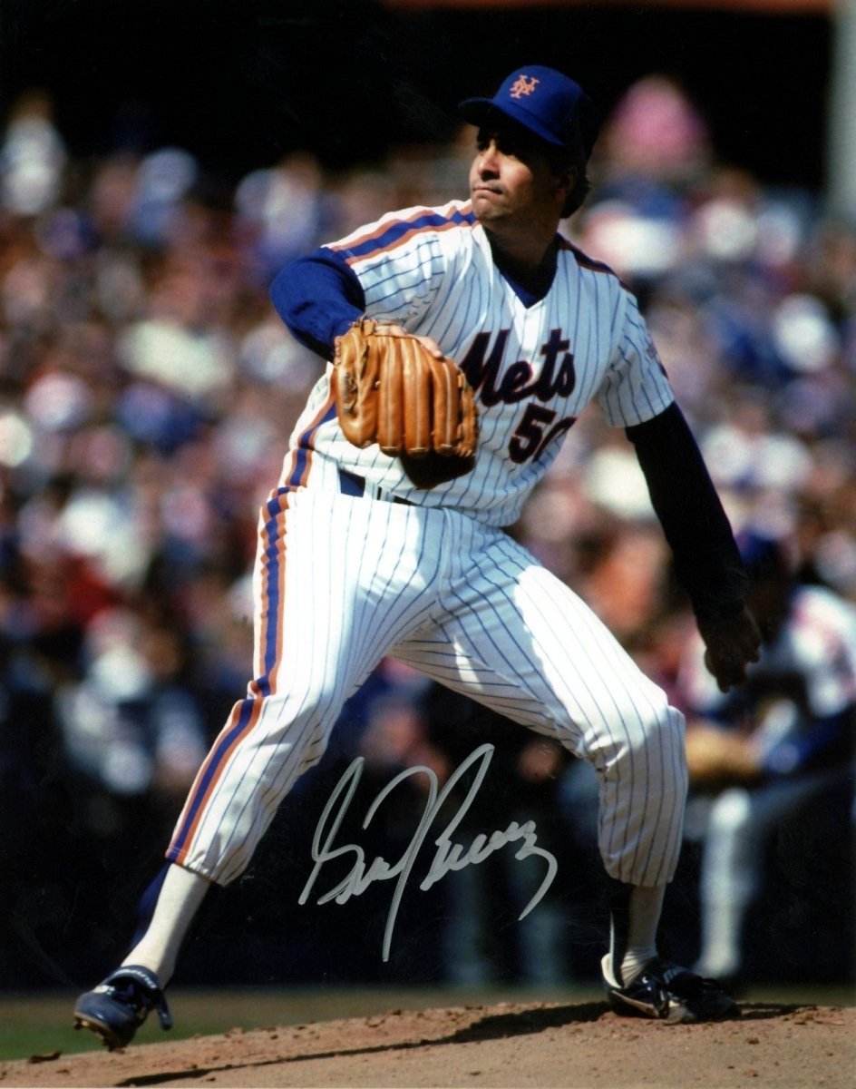 Sid Fernandez Signed Autographed New York Mets 8x10 Photo LSCM COA #2