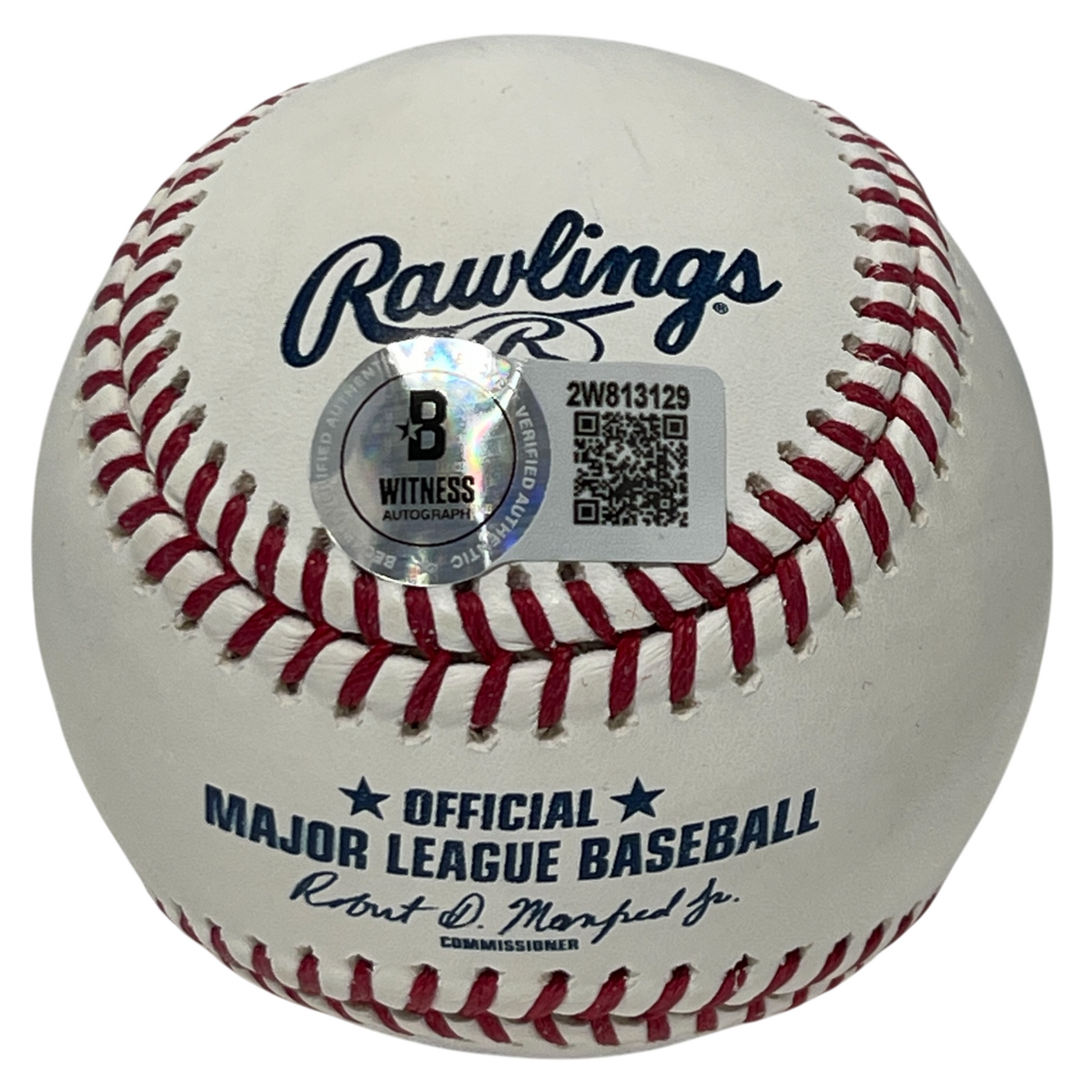 Steve Pearce Signed ROMLB Baseball w/ 2018 WS MVP Insc Beckett Witness BAS COA