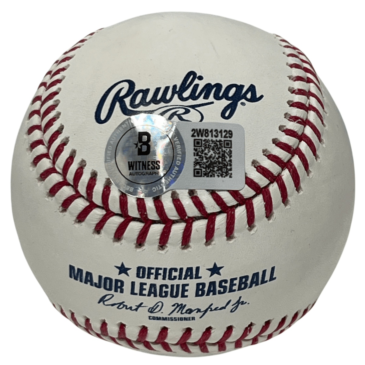 Steve Pearce Signed ROMLB Baseball w/ 2018 WS MVP Insc Beckett Witness BAS COA