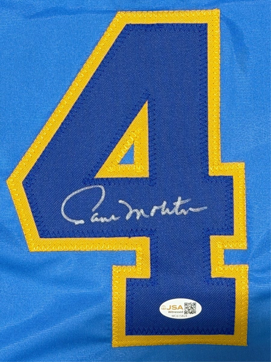 Paul Molitor Signed Autographed Milwaukee Brewers Custom Jersey JSA Witness COA