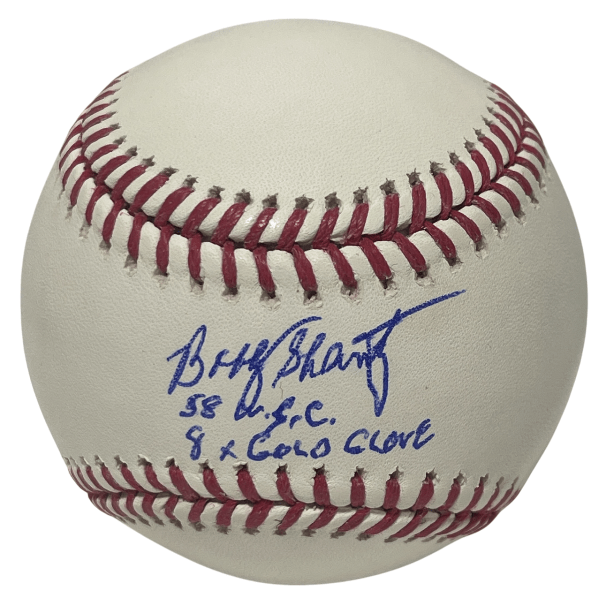 Bobby Shantz Signed ROMLB Baseball w/ 58 WSC + 8x GG JSA COA