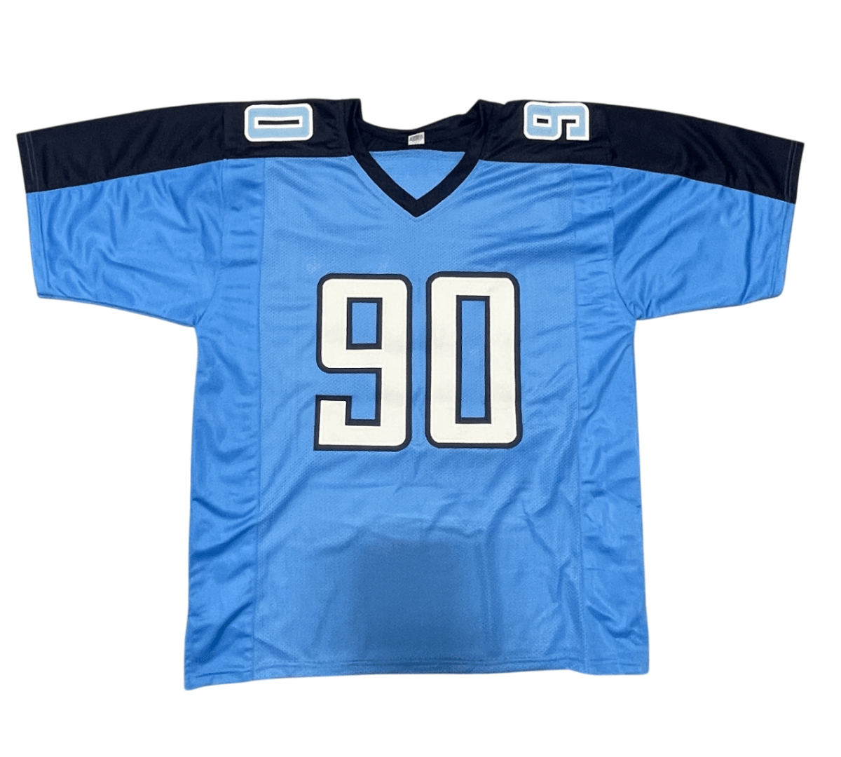 Jevon Kearse Signed Tennessee Titans Custom Jersey Beckett Witness BAS COA
