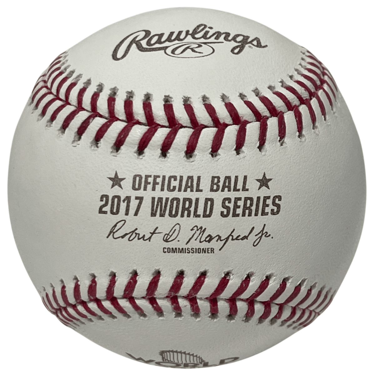 Alex Bregman Signed 2017 World Series WS Logo Baseball Houston Astros LSCM COA