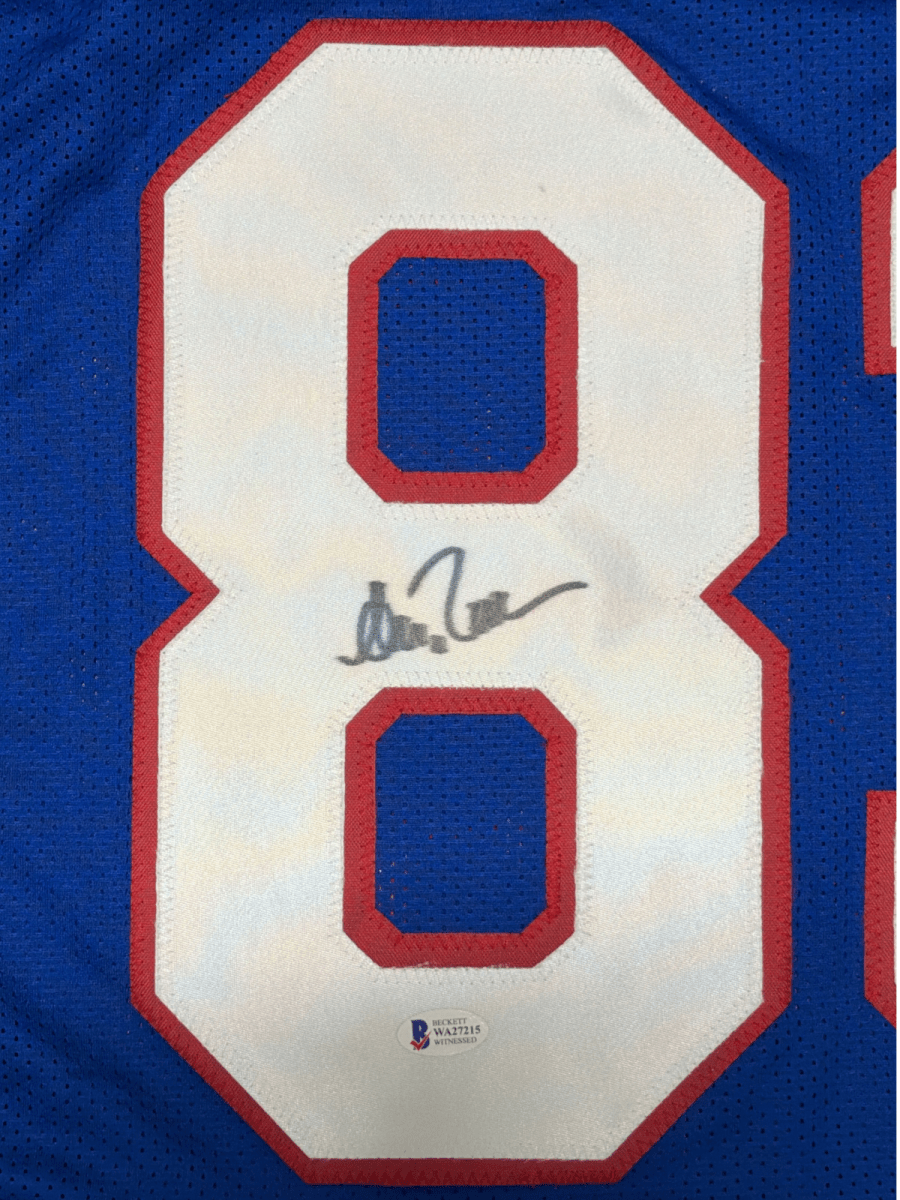 Andre Reed Signed Buffalo Bills Custom Jersey Beckett Witness BAS COA