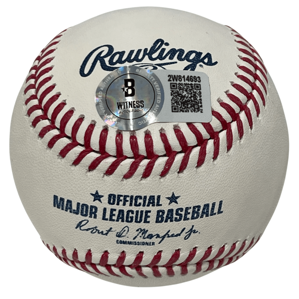 Jonathan Papelbon Signed ROMLB Baseball w/ 07 WSC Insc Beckett Witness BAS COA