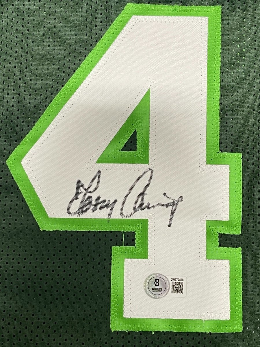 Terry Cummings Signed Milwaukee Bucks Custom Jersey Beckett Witness BAS COA