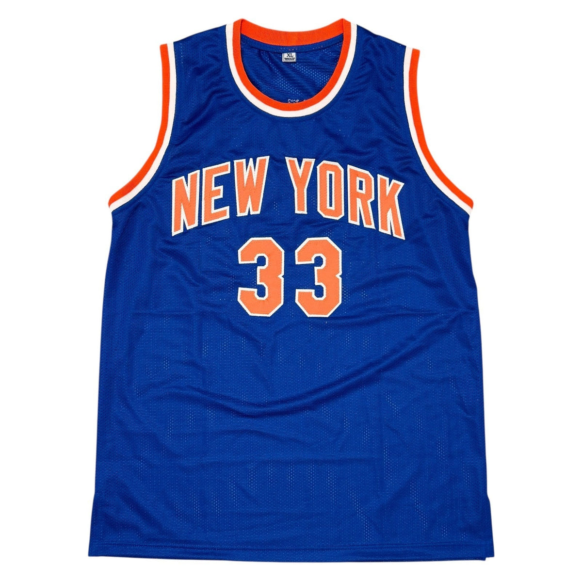 Patrick Ewing Signed Autographed New York Knicks Custom Jersey JSA COA