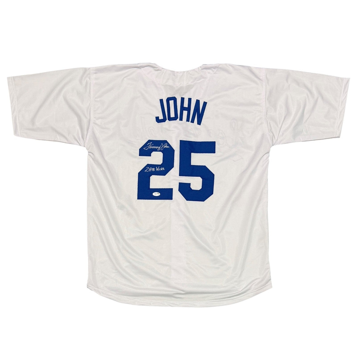 Tommy John Signed Los Angeles Dodgers Custom Jersey w/ 288 Wins JSA Wit. COA