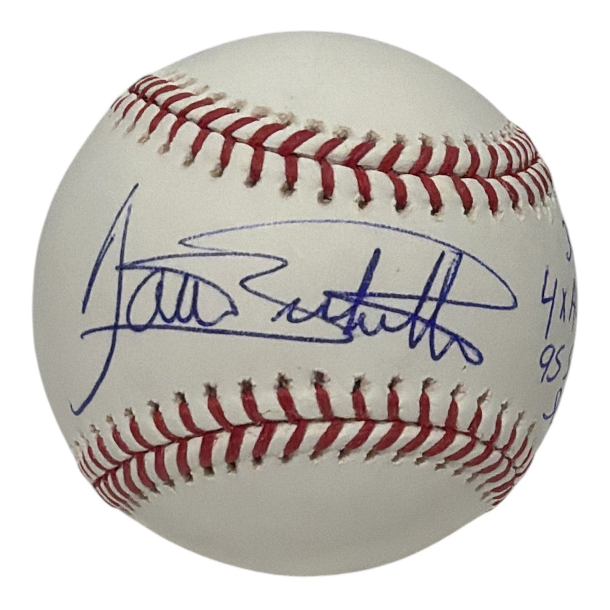 Dante Bichette Signed Autographed ROMLB Baseball w/ 5x Insc JSA COA Rockies