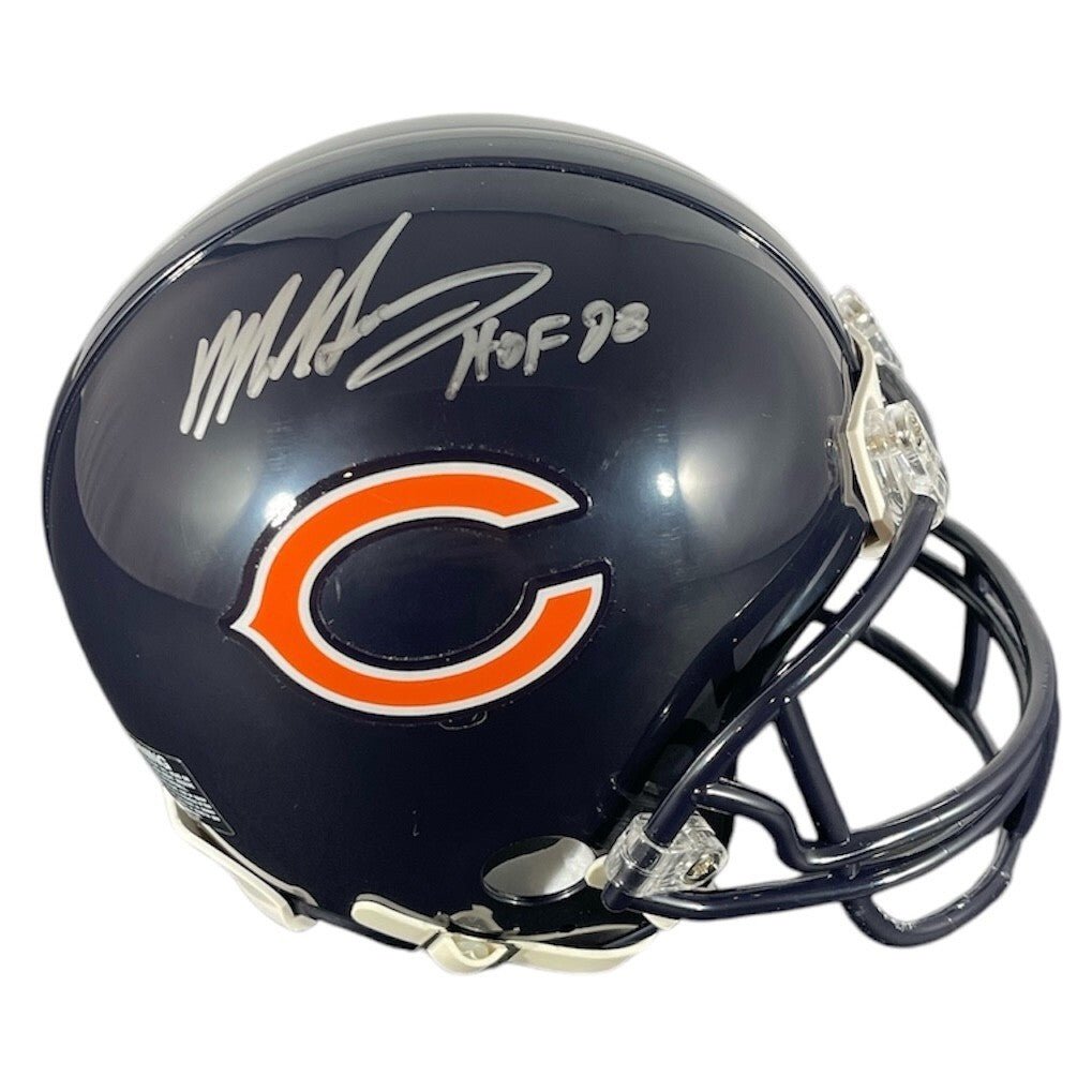 Mike Singletary Signed Chicago Bears VSR4 Mini Helmet w HOF 98 TRISTAR COA