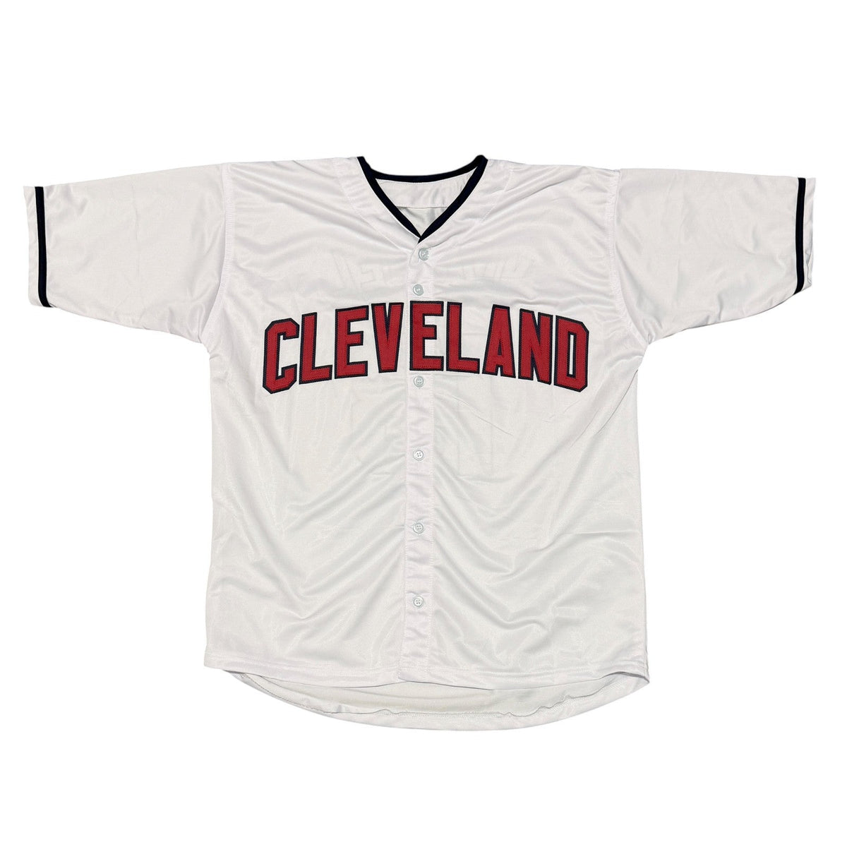 Omar Vizquel Signed Cleveland Indians Custom Jersey w/ 2 x Insc JSA Witness COA