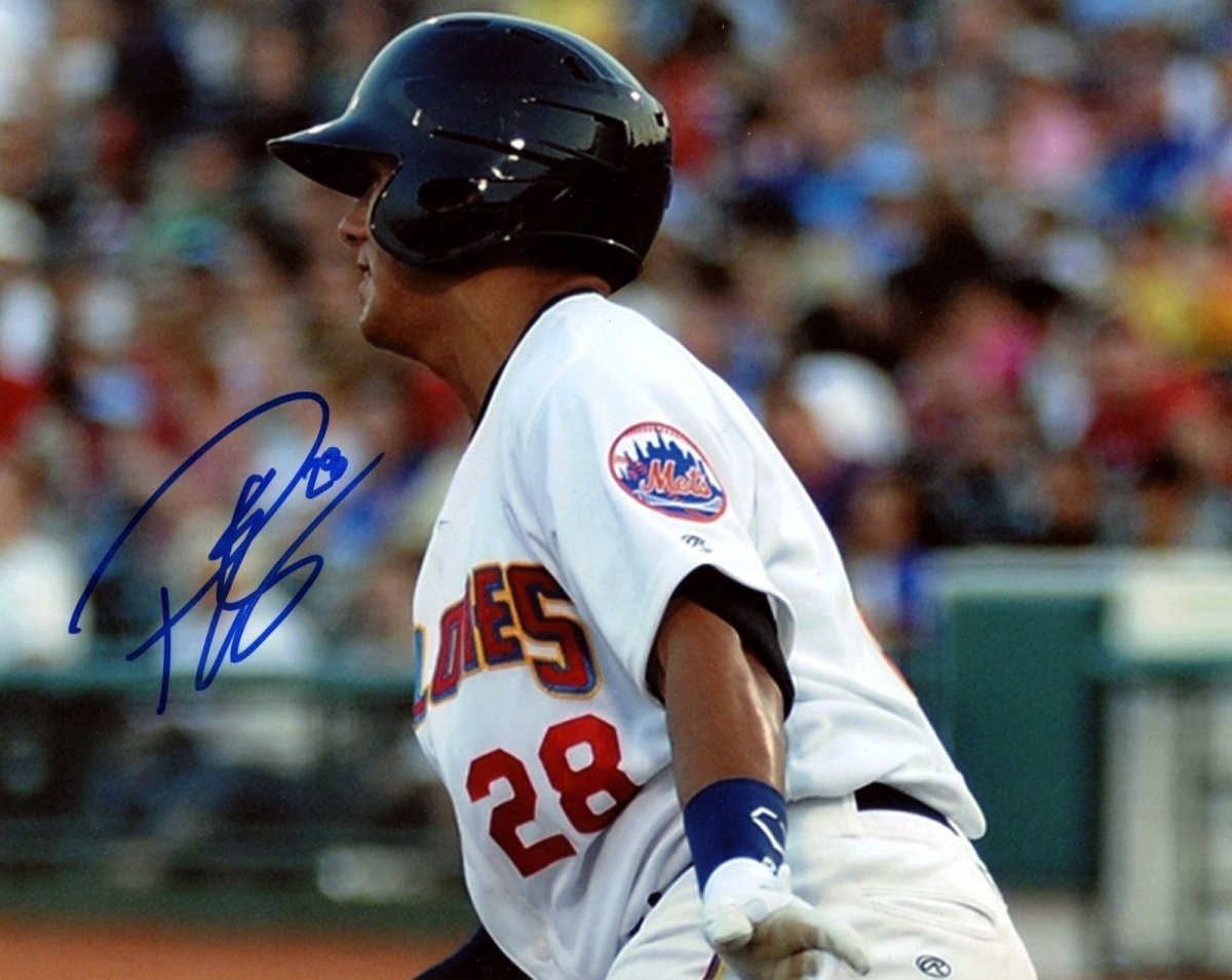 Phillip Evans Signed Autographed Brooklyn Cyclones 8x10 Photo LSCM COA #3 Mets
