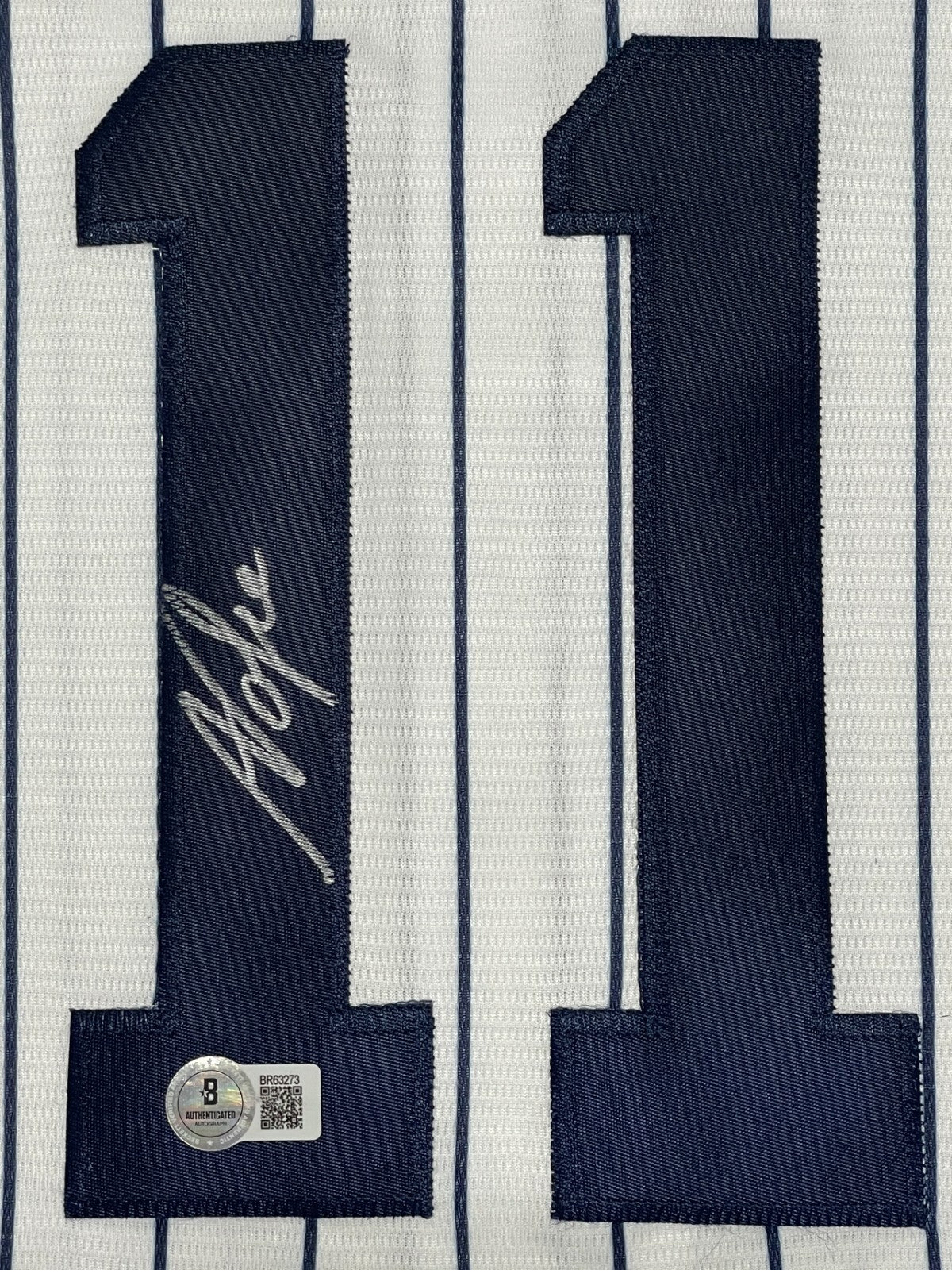 Anthony Volpe Signed New York Yankees Nike Jersey Beckett Witness BAS COA