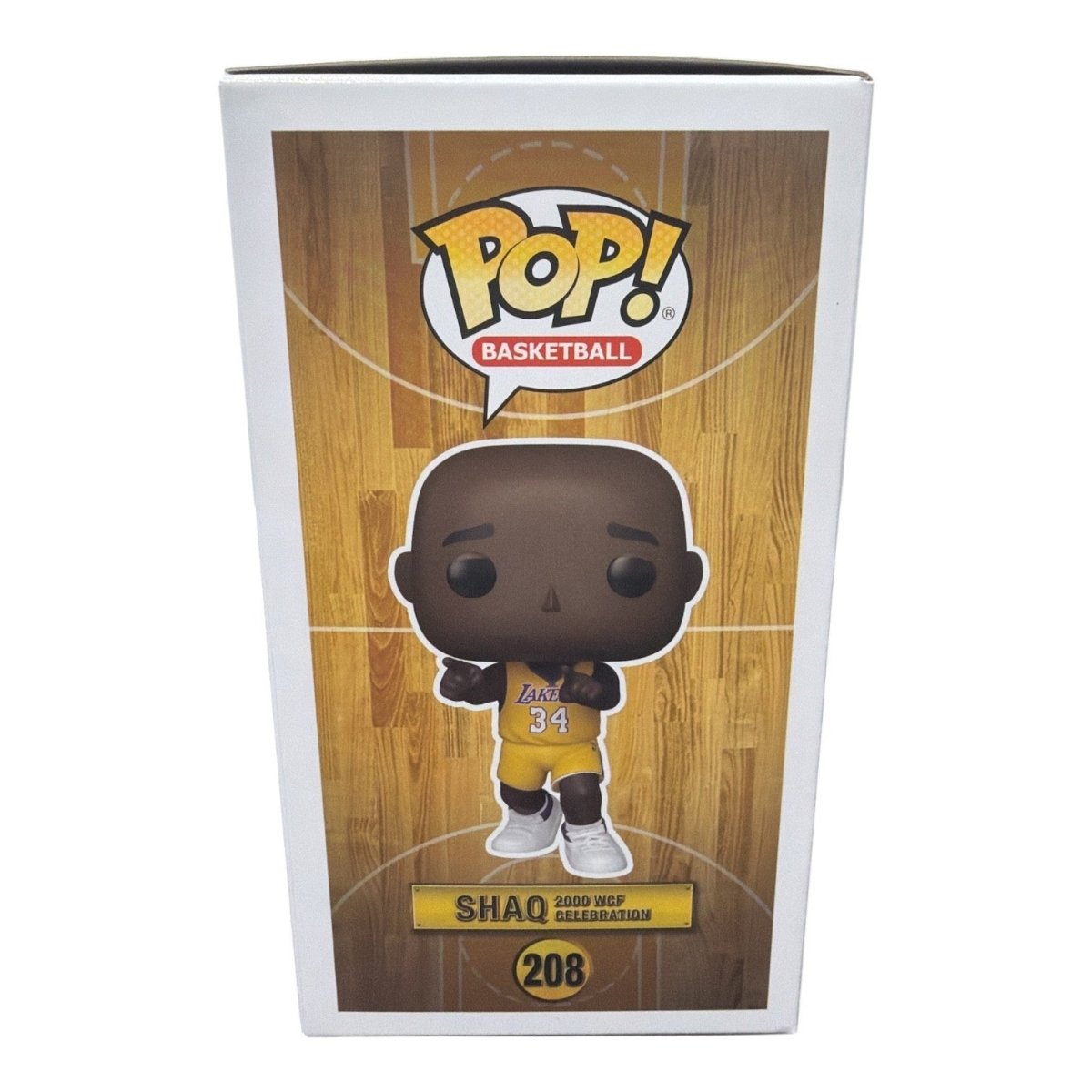 Shaquille O'Neal Signed Lakers 2000 WCF Celebration Funko Pop 208 JSA W COA Shaq