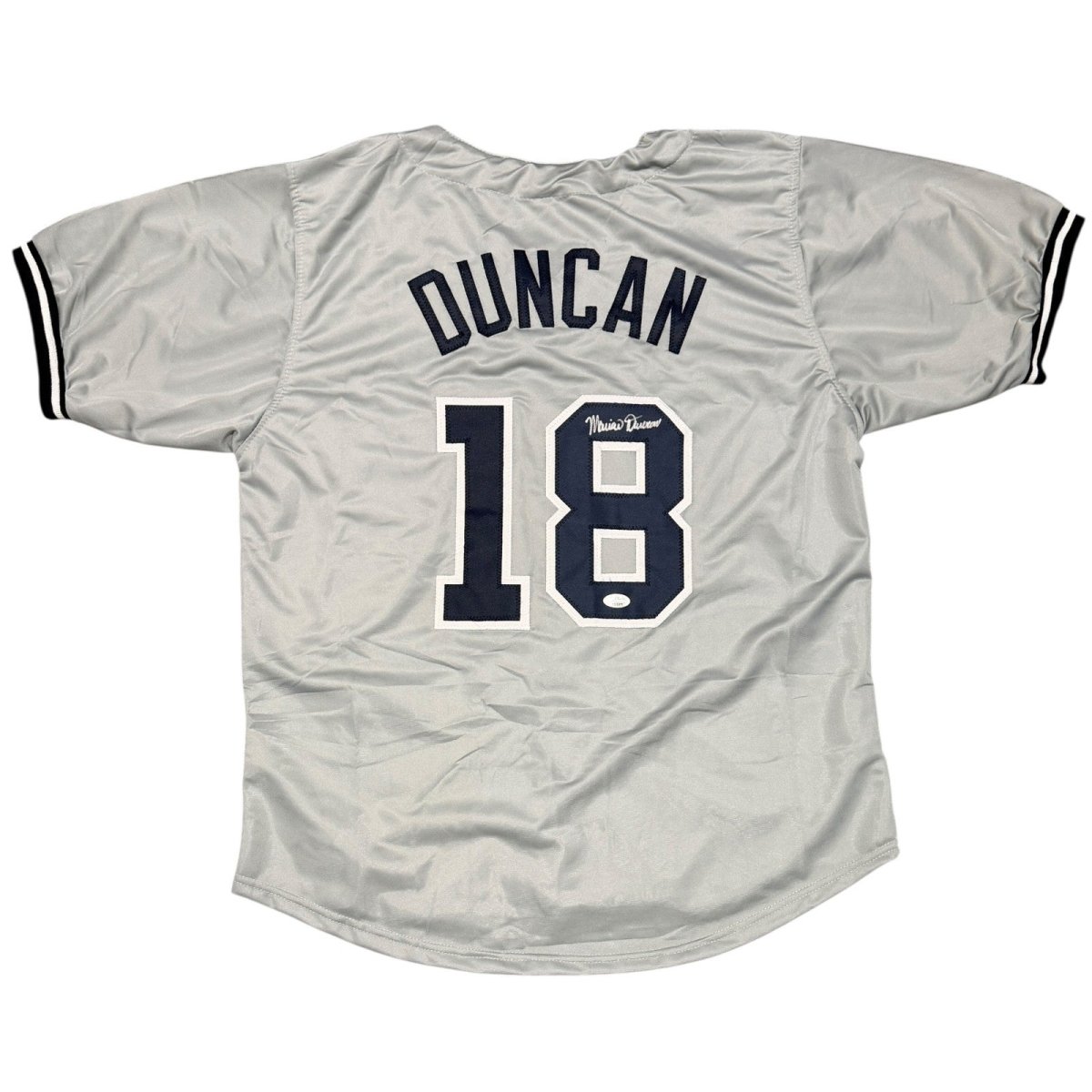 Mariano Duncan Signed Autographed New York Yankees Custom Jersey JSA COA