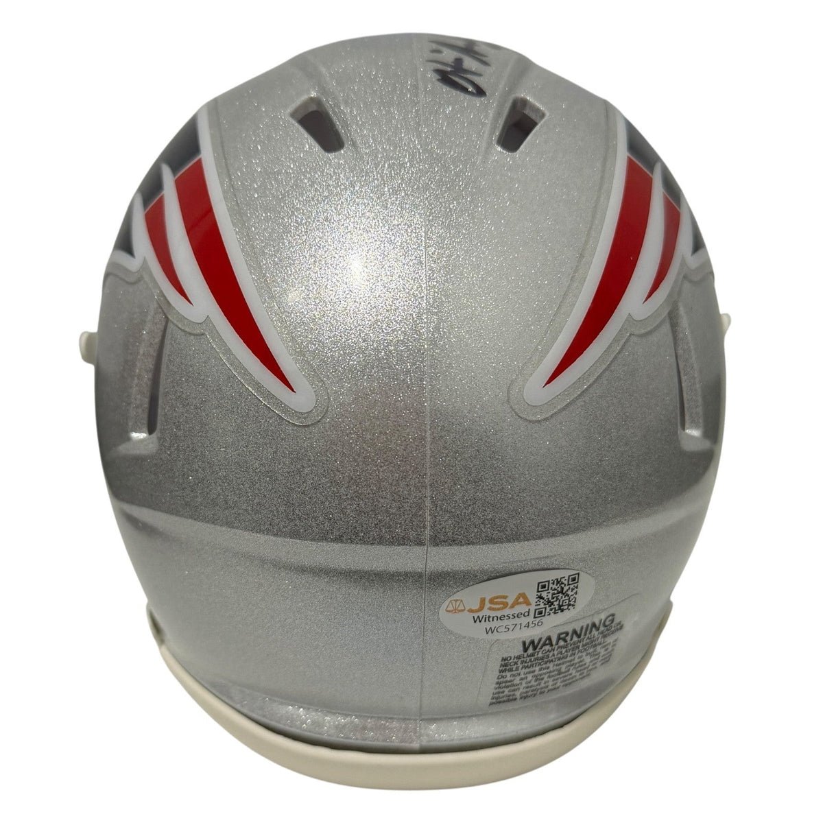 Otis Smith Signed Patriots Speed Mini Helmet w/ SB 36 Champ JSA Witness COA