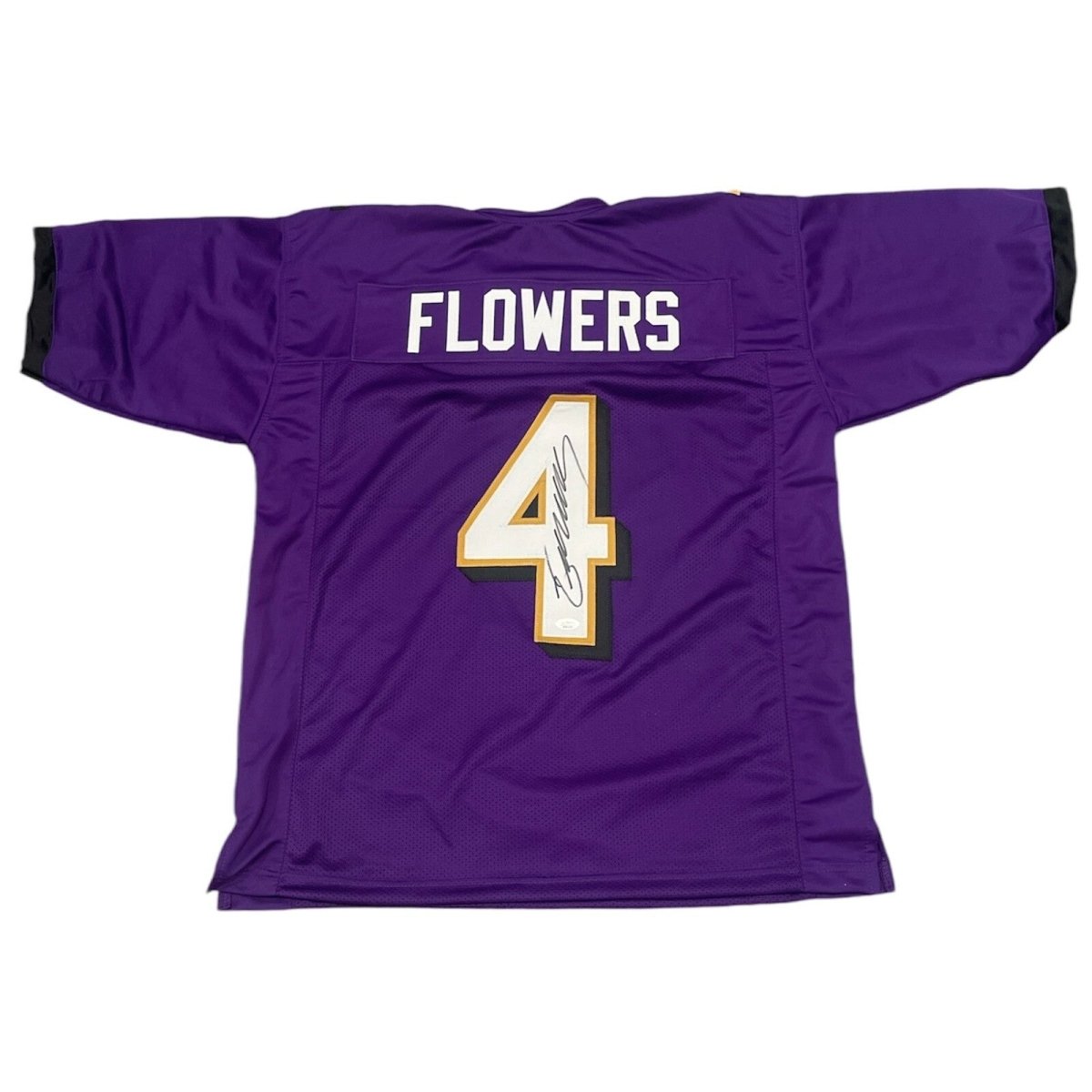 Zay Flowers Signed Baltimore Ravens Custom Jersey JSA Witness COA