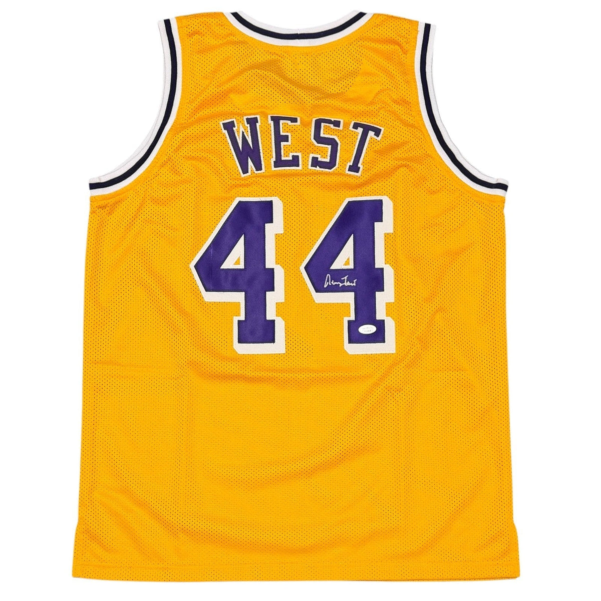 Jerry West Signed Autographed Los Angeles Lakers Custom Jersey JSA Witness COA