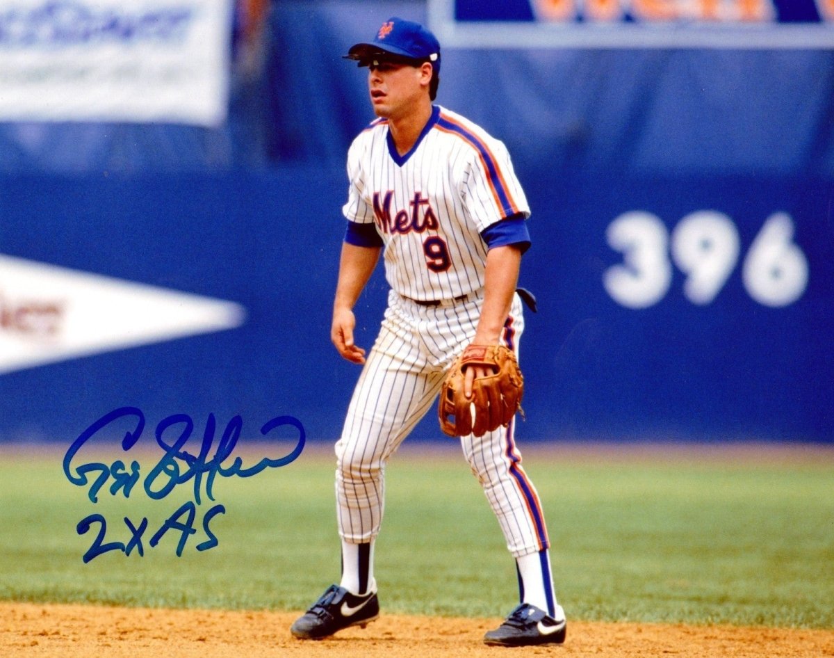 Gregg Jefferies Signed New York Mets 8x10 Photo w/ 2x AS LSCM COA