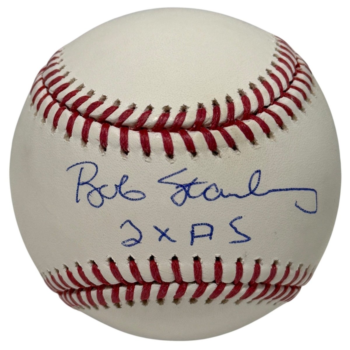 Bob Stanley Signed Autographed ROMLB Baseball w/ 2x AS JSA Witness COA