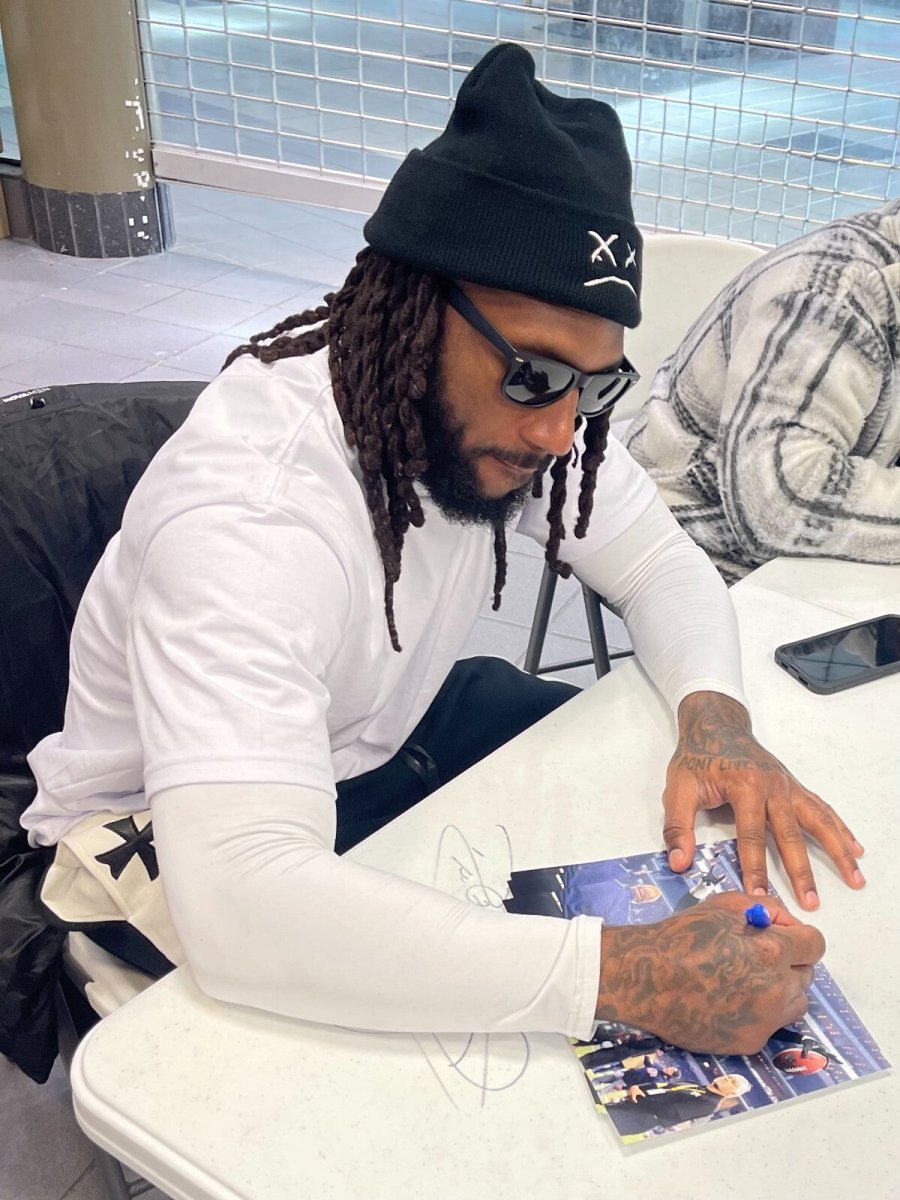 Malik Hooker Signed Dallas Cowboys 8x10 Photo Beckett Witness BAS COA #2