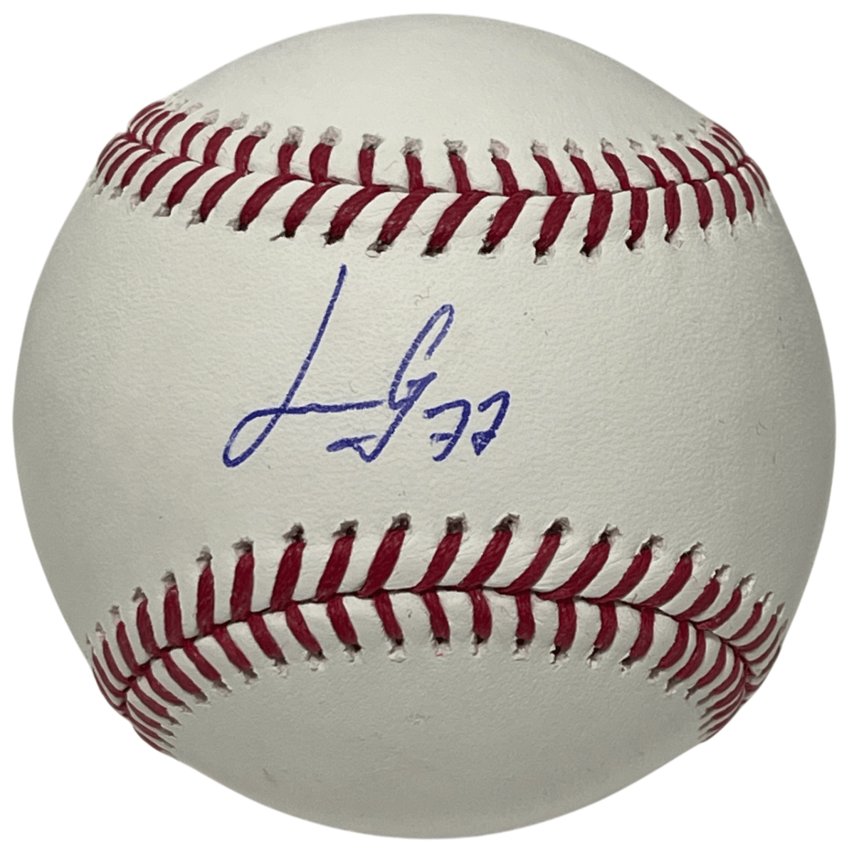 Luis Garcia Signed Rawlings ROMLB Baseball Beckett BAS COA Houston Astros