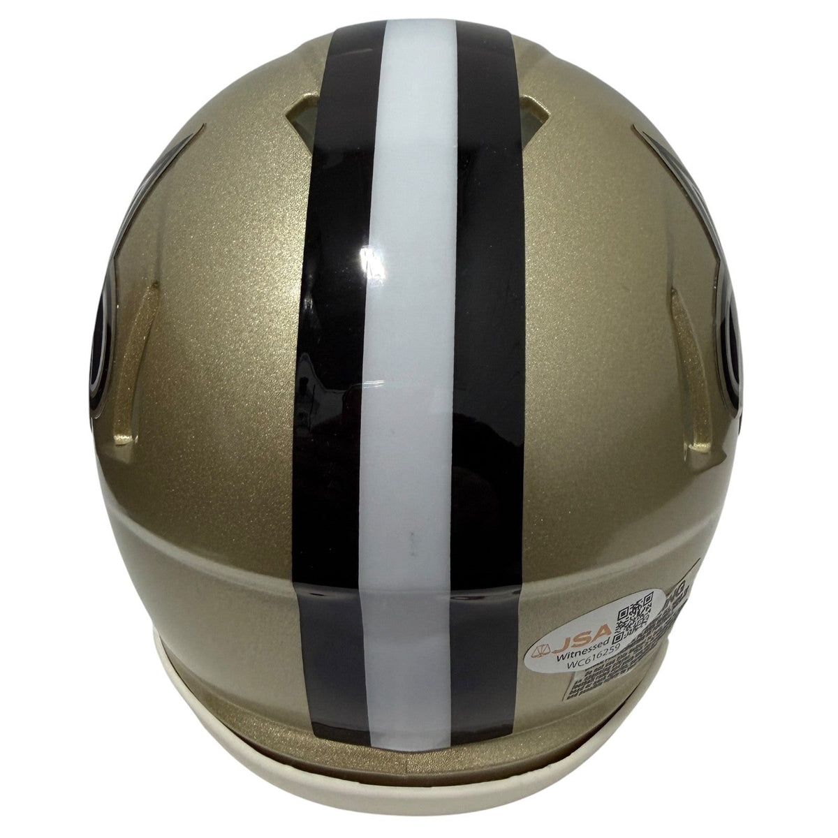 Rickey Jackson Signed Saints Speed Mini Helmet w/ HOF 2010 JSA Witness COA