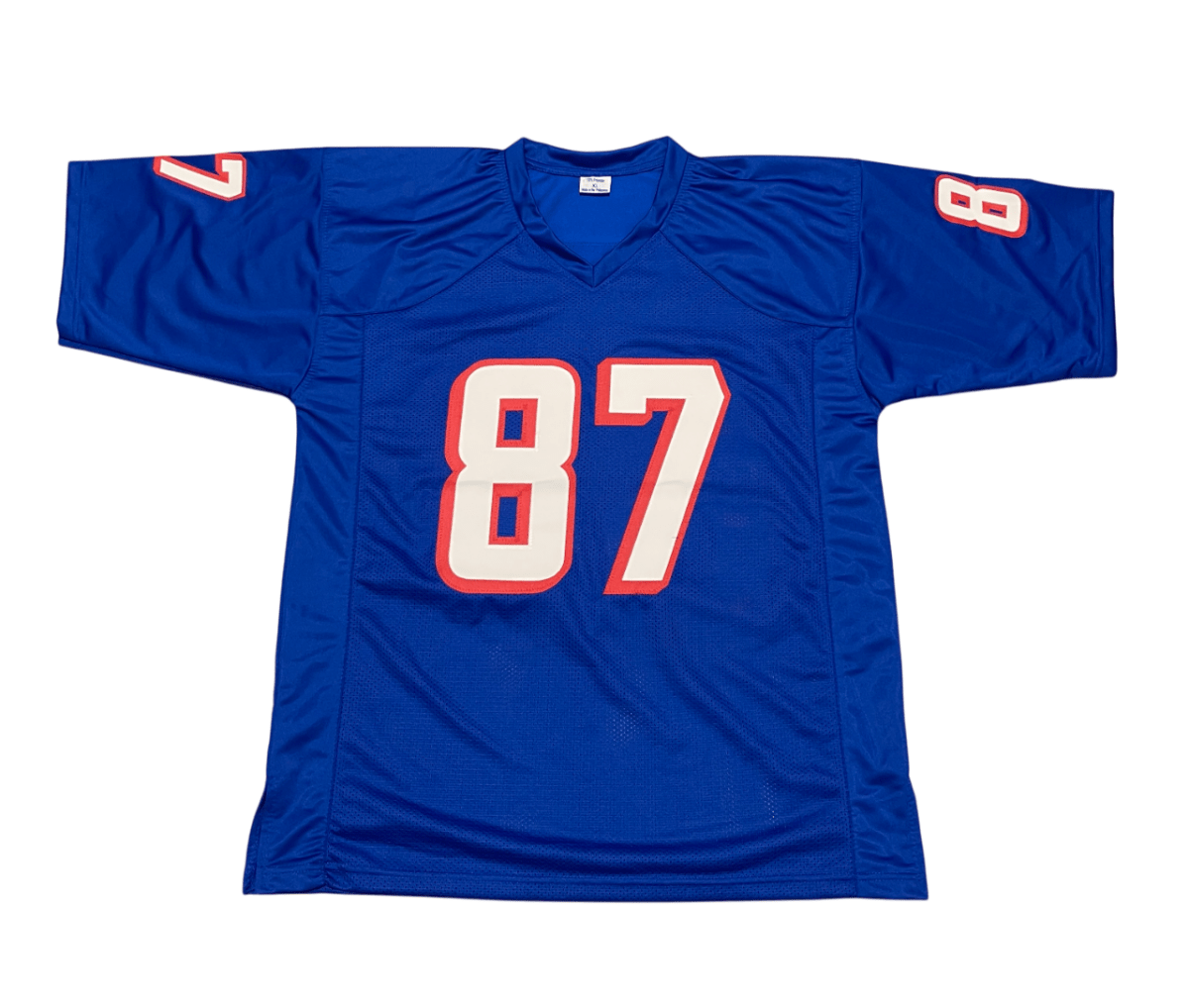 Ben Coates Signed New England Patriots Custom Jersey Beckett Witness BAS COA