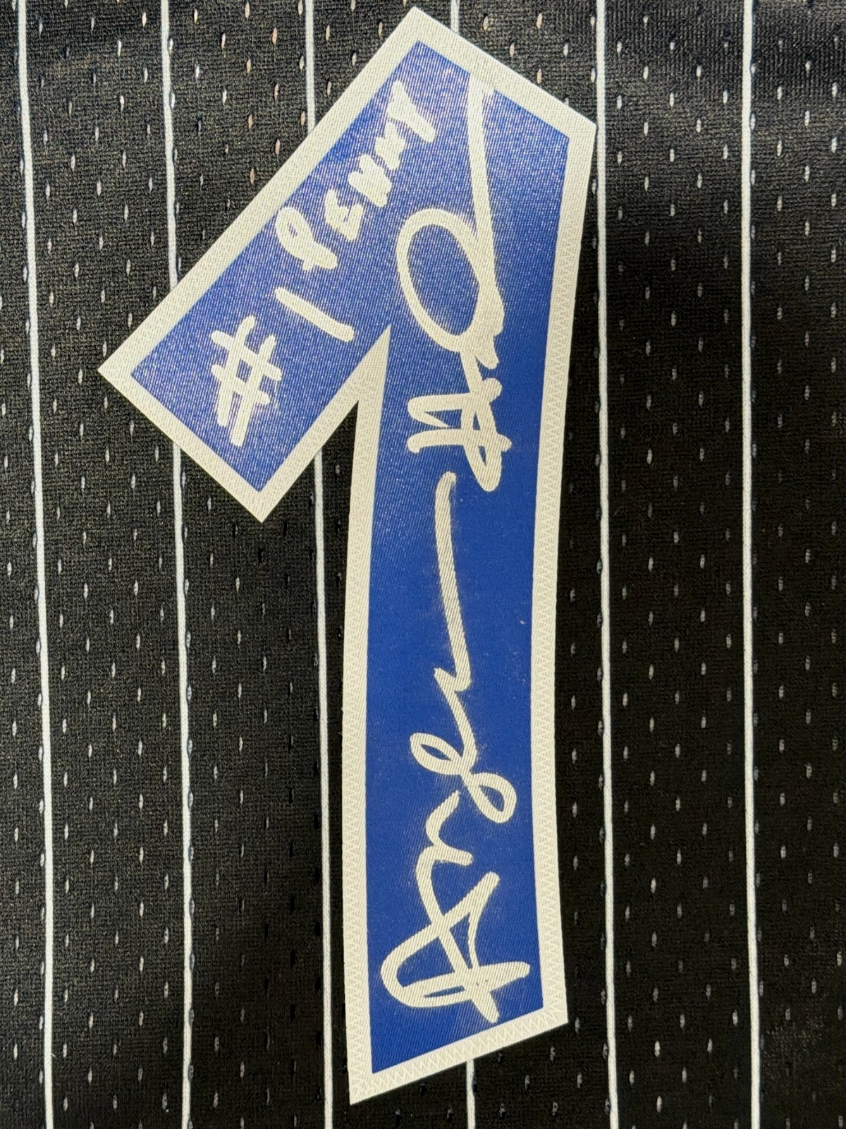 Anfernee Hardaway Signed Magic Mitchell &amp; Ness Jersey w/ #1 Penny JSA COA