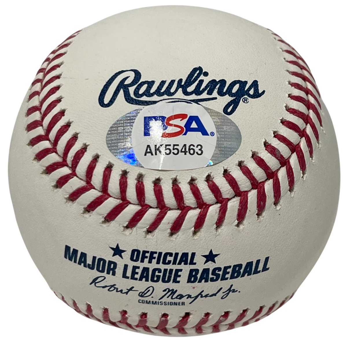 Vladimir Guerrero Jr &amp; Sr Dual Signed Rawlings ROMLB Baseball PSA COA