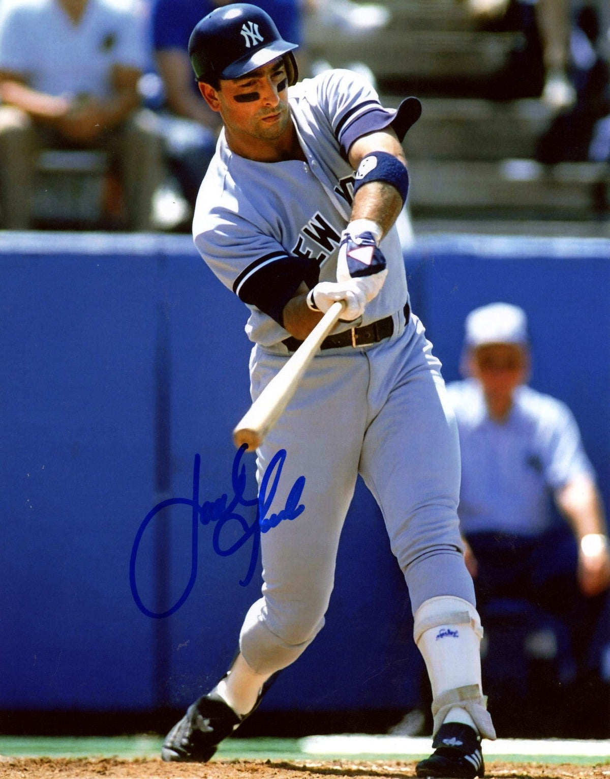 Jack Clark Signed Autographed New York Yankees 8x10 Photo LSCM COA