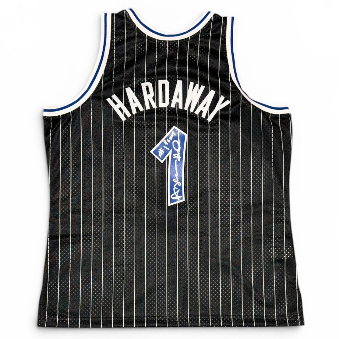 Anfernee Hardaway Signed Magic Mitchell &amp; Ness Jersey w/ #1 Penny JSA COA