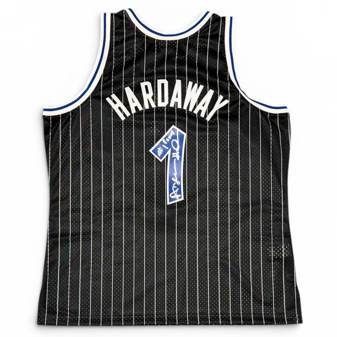 Anfernee Hardaway Signed Magic Mitchell & Ness Jersey w/ #1 Penny JSA COA