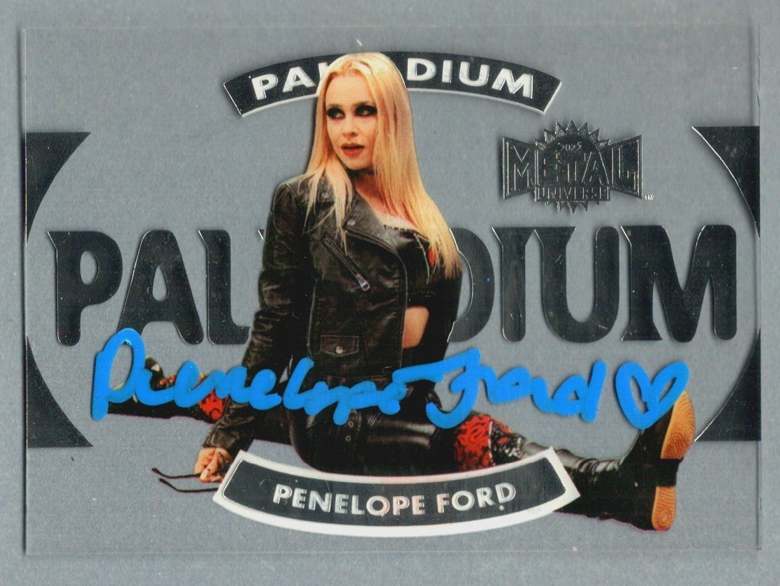 Penelope Ford Signed 2022 Skybox AEW Metal Universe Palladium Auto  LSCM COA