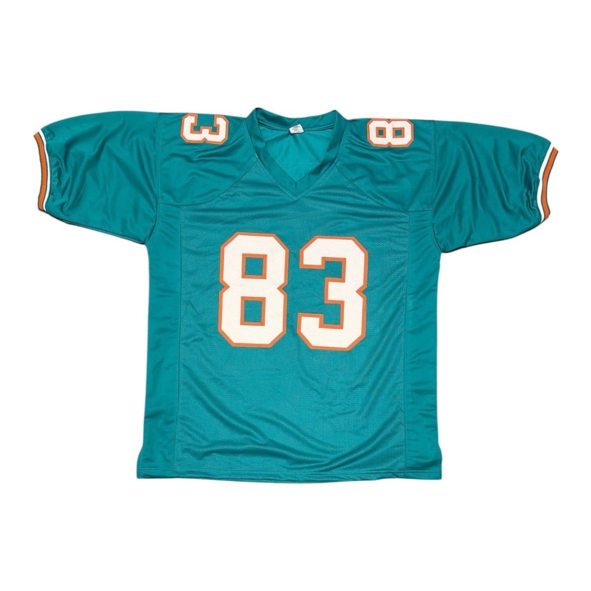 Mark Clayton Signed Autographed Miami Dolphins Custom Jersey JSA Witness COA