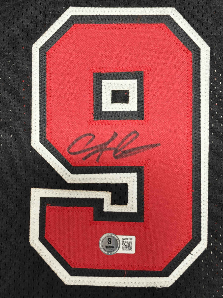 Dennis Rodman Signed Chicago Bulls Custom Jersey Beckett Witness BAS COA