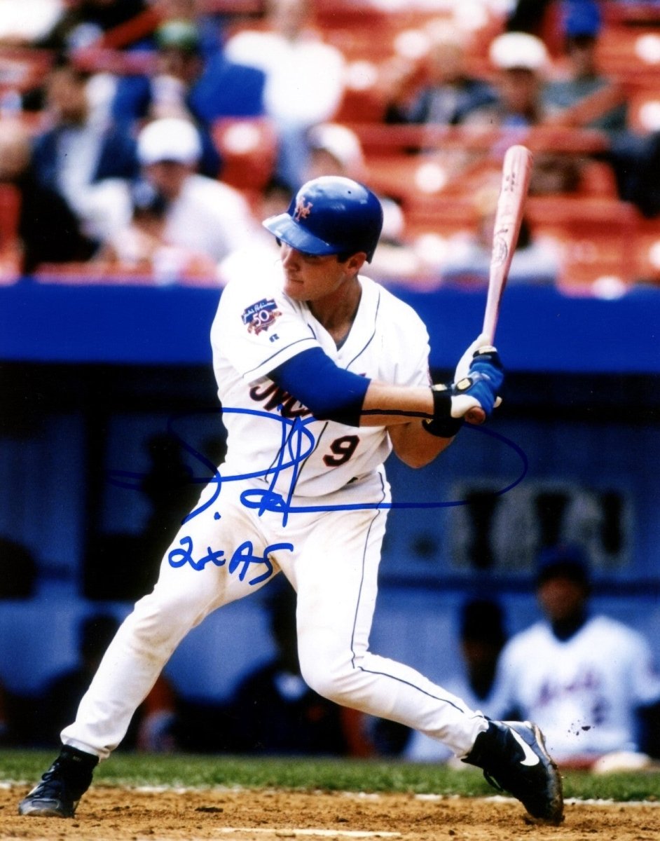 Todd Hundley Signed Autographed New York Mets 8x10 Photo w/ 2x AS LSCM COA