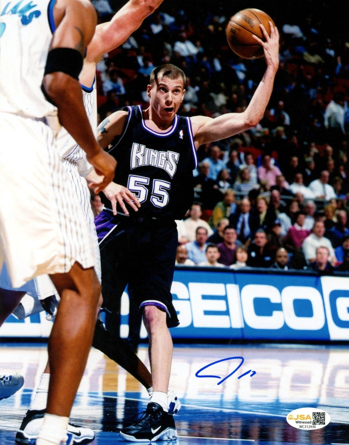 Jason Williams Signed Autographed Sacramento Kings 8x10 Photo JSA Witness COA #3